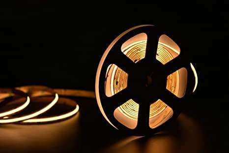 White LED Strip Light Dimmable COB LED Strip Lights Kit Daylight