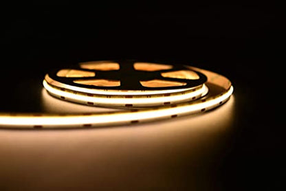 White LED Strip Light Dimmable COB LED Strip Lights Kit Daylight White Under Cabinet LED Tape Lights- Helian Lighting